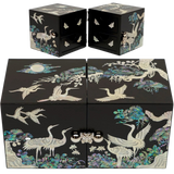 Crane Cube Jewelry Box