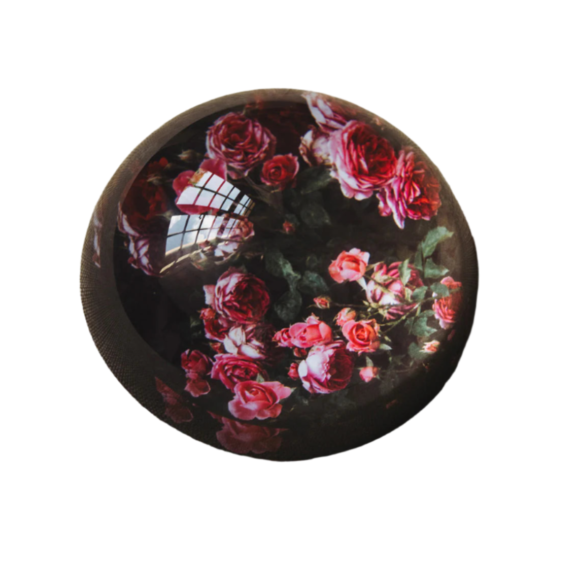 Sea of Pink Roses Paperweight