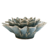 Blue Aphrodite Dahlia Ceramic Flower