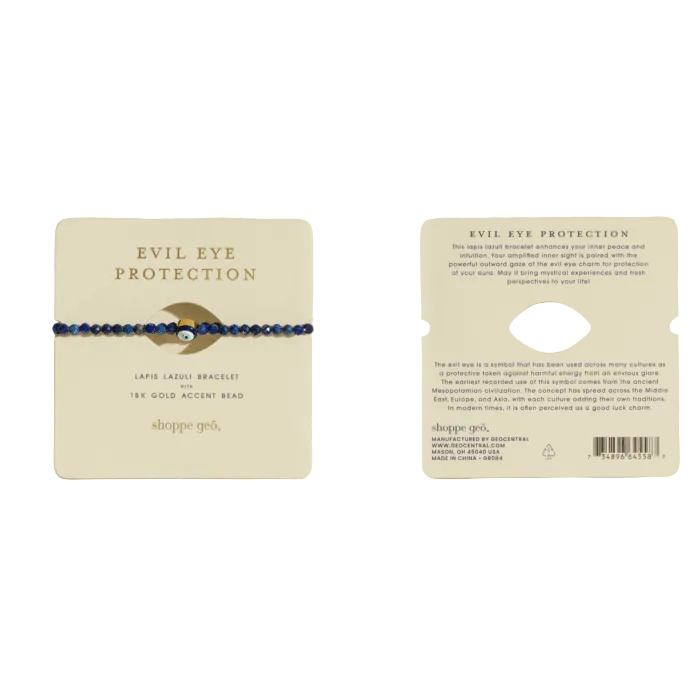 Lapis Evil Eye Bracelet