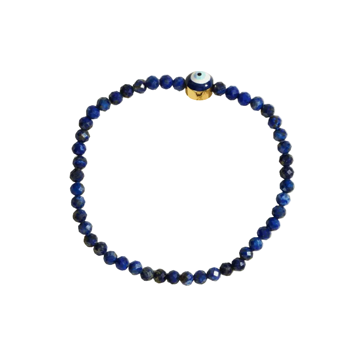 Lapis Evil Eye Bracelet