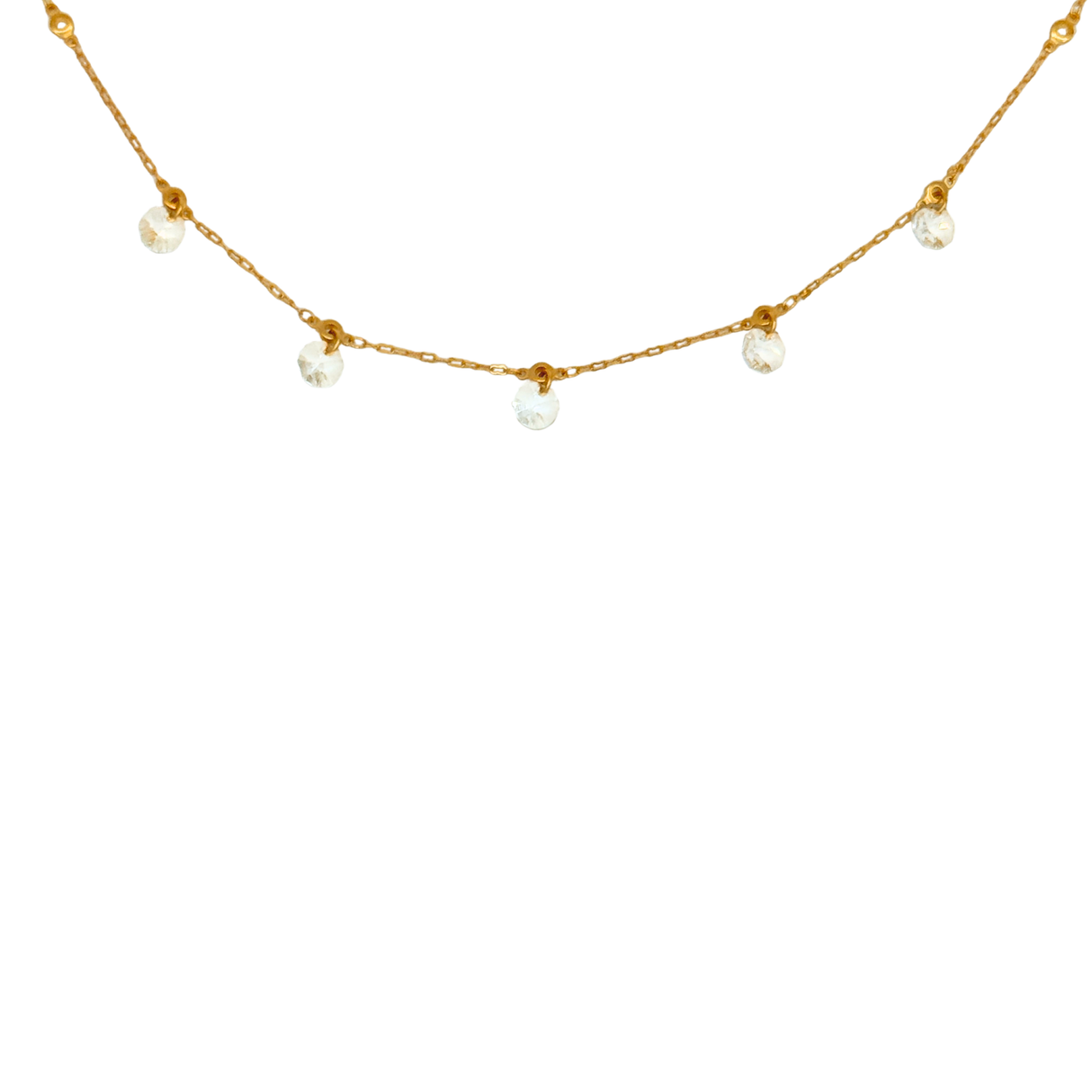 Gold & Crystal Necklace