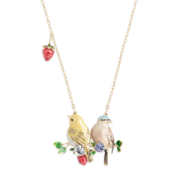 Songbird Serenade & Strawberry Pendant