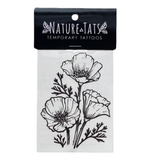Golden Poppy Temporary Tattoo