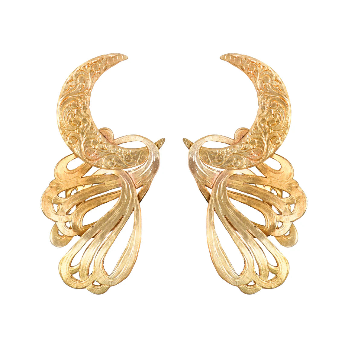 Golden Aurora Post Earrings