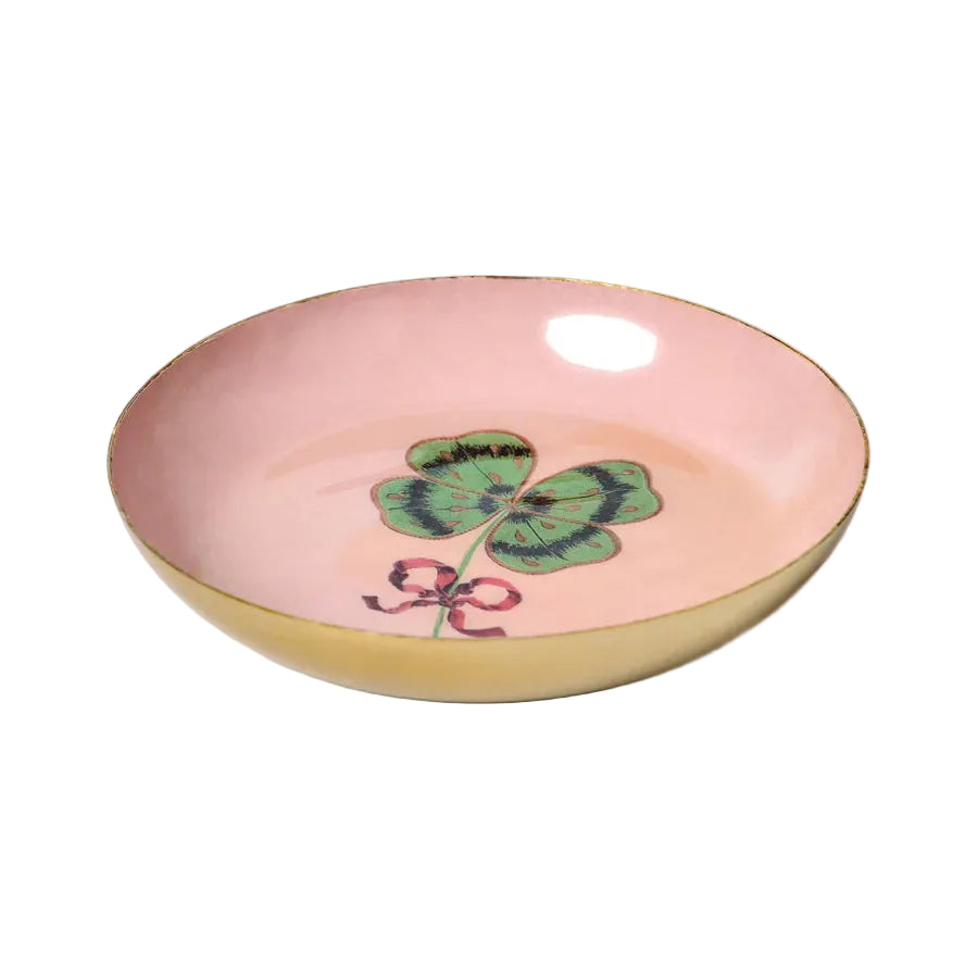 Clover Enamel Tray