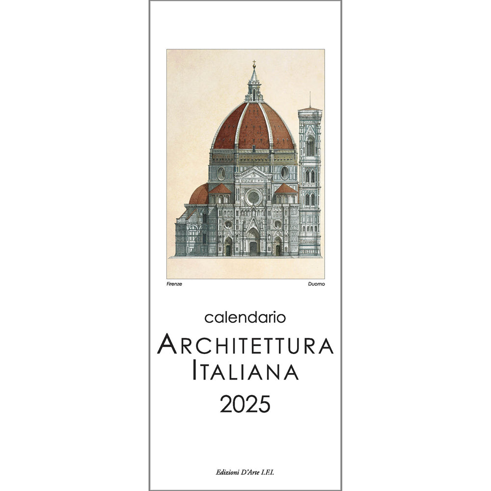 Architettura Italiana 2025 Long Calendar