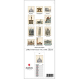 Architettura Italiana 2025 Long Calendar