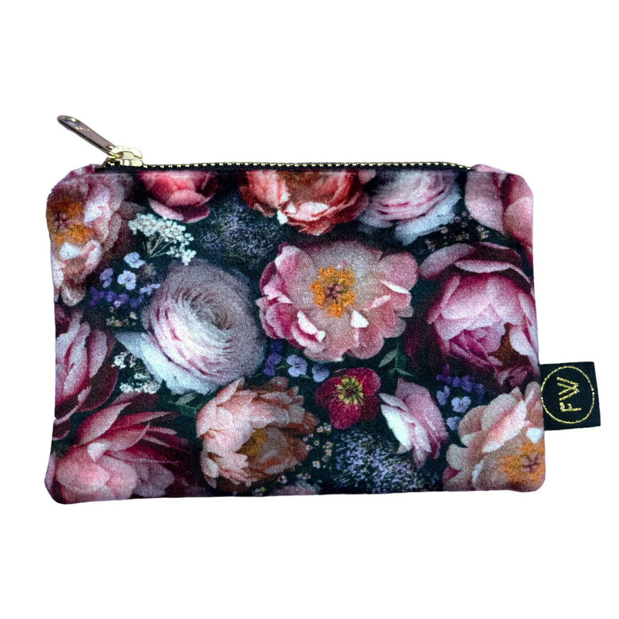 Peony Mini Zip Pouch