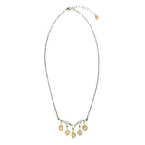 Round Leaf Eucalyptus Bar Necklace