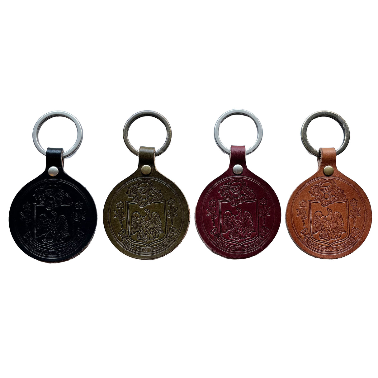 Todder x Gardner Museum Crest Leather Key Fob