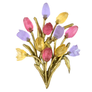 Tulip Bouquet Brooch