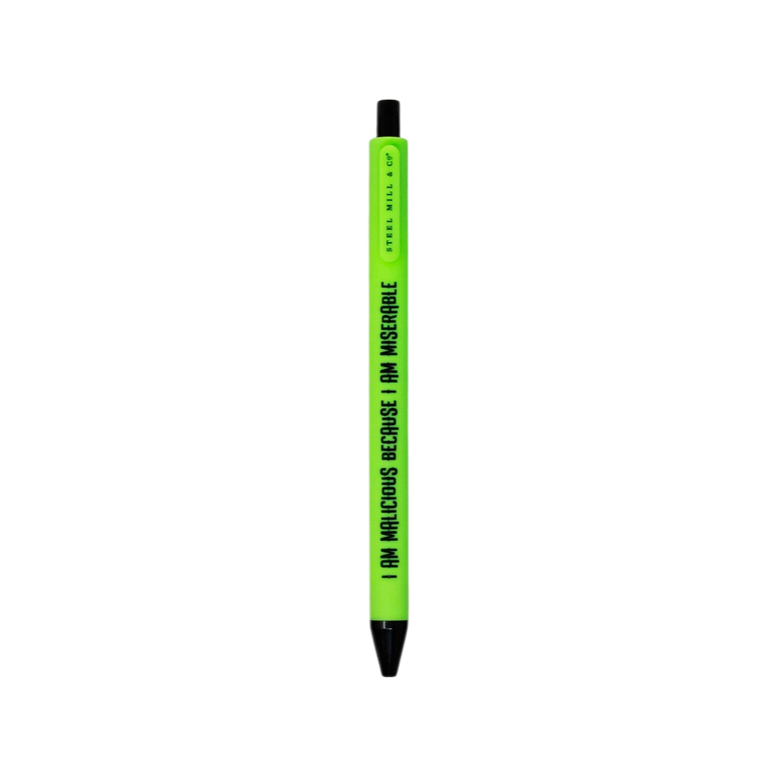 Frankenstein Quote Gel Pen