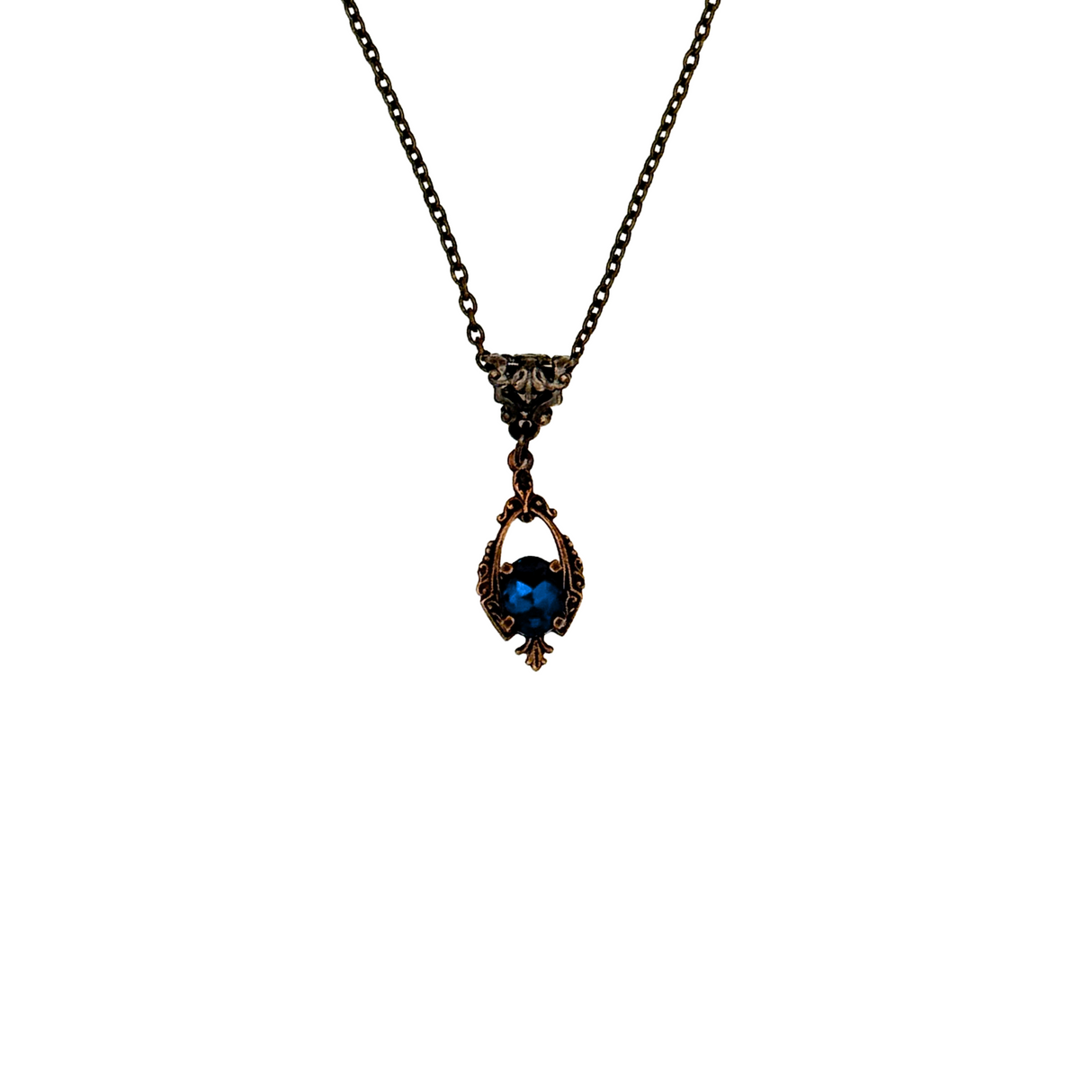 Montana Sapphire Crystal Necklace