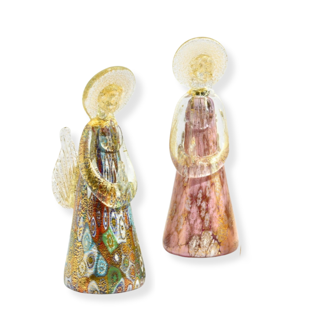 Murano Glass Millefiori Angel
