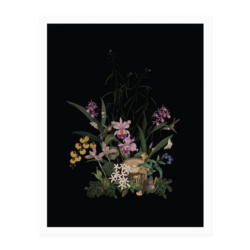 Orchid Garden Print