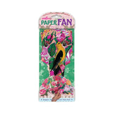 Birds & Flowers Paper Fan