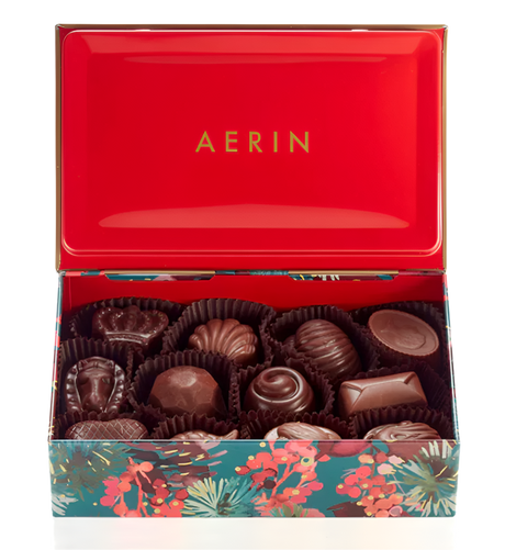 AERIN Holiday Cypress 12-Piece Chocolate Tin