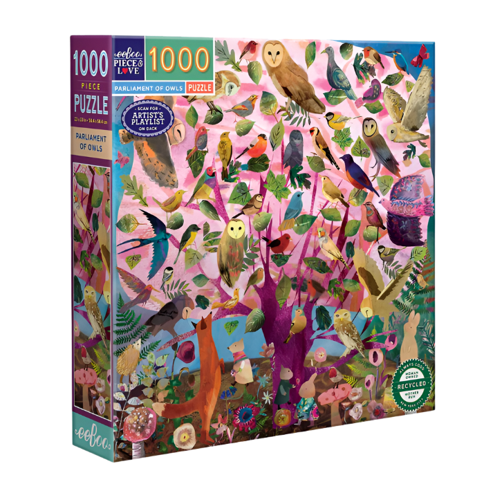 Parliament of Owls 1000 Piece Puzzle