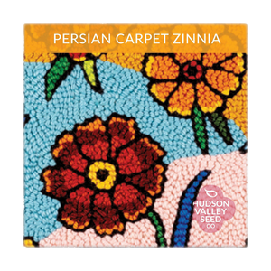 Persian Carpet Zinnia Seed Packet