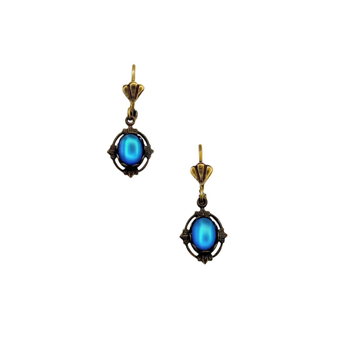 Petite Lumina Frosted Glass Earrings