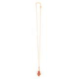 Pink Camellias Diamond Necklace