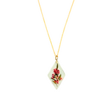 Pink Camellias Diamond Necklace