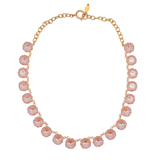 Pink Multi Crystal Necklace