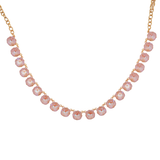 Pink Multi Crystal Necklace