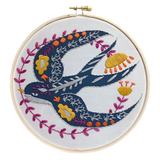 Swallow Embroidery Kit