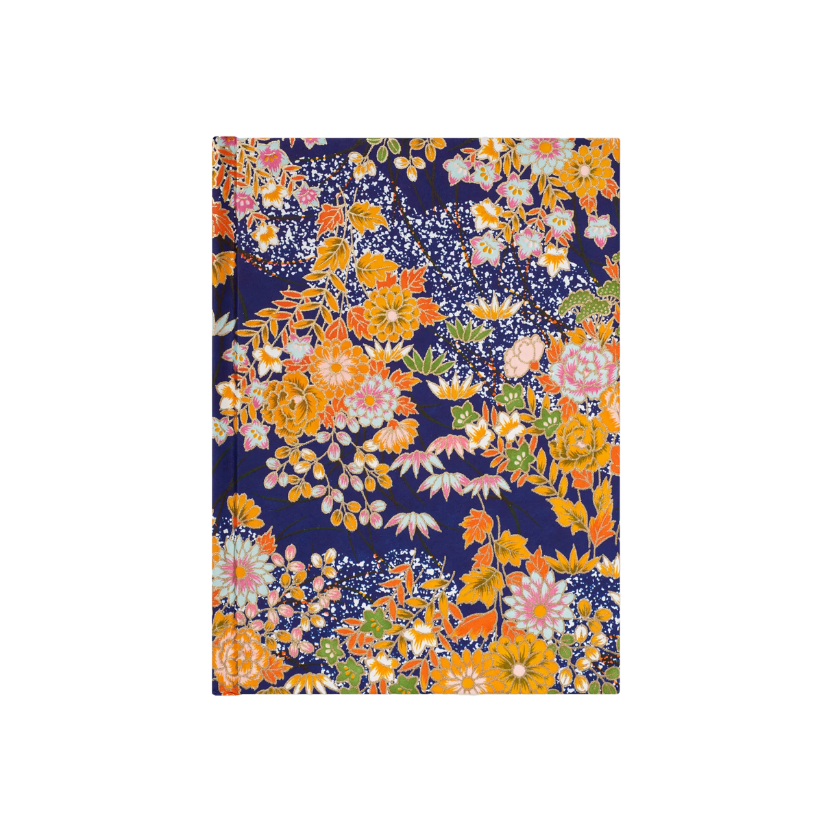 Dark Blue Bouquet Spray Notebook