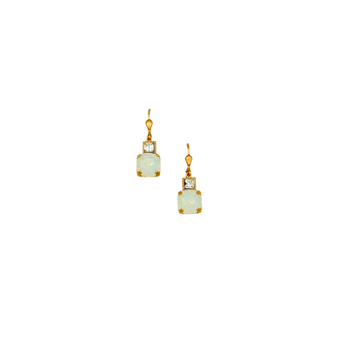 Square Crystal Earrings