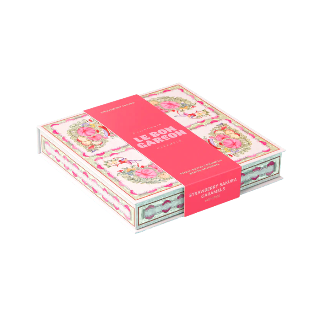 Strawberry Sakura Caramels