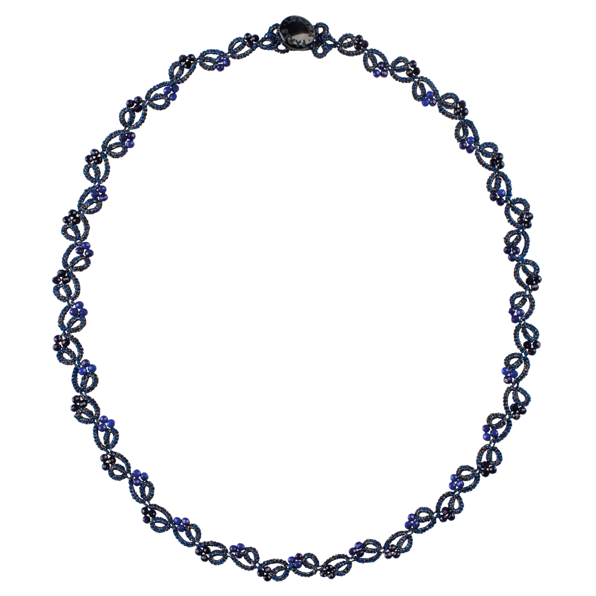 Tennis Lapis Necklace