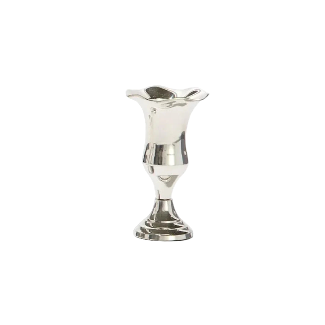 Antique-Style Silver Vase