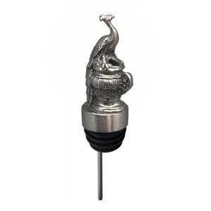Pewter Peacock Wine Pourer