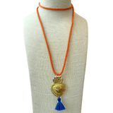 Arancio "Ti regalo il mio cuore" Amulet Necklace