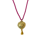 Magenta "Ti regalo il mio cuore" Amulet Necklace