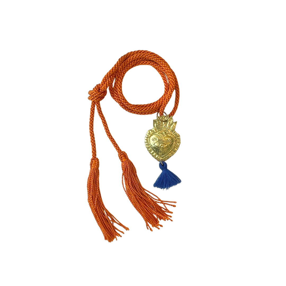 Arancio "Ti regalo il mio cuore" Amulet Necklace