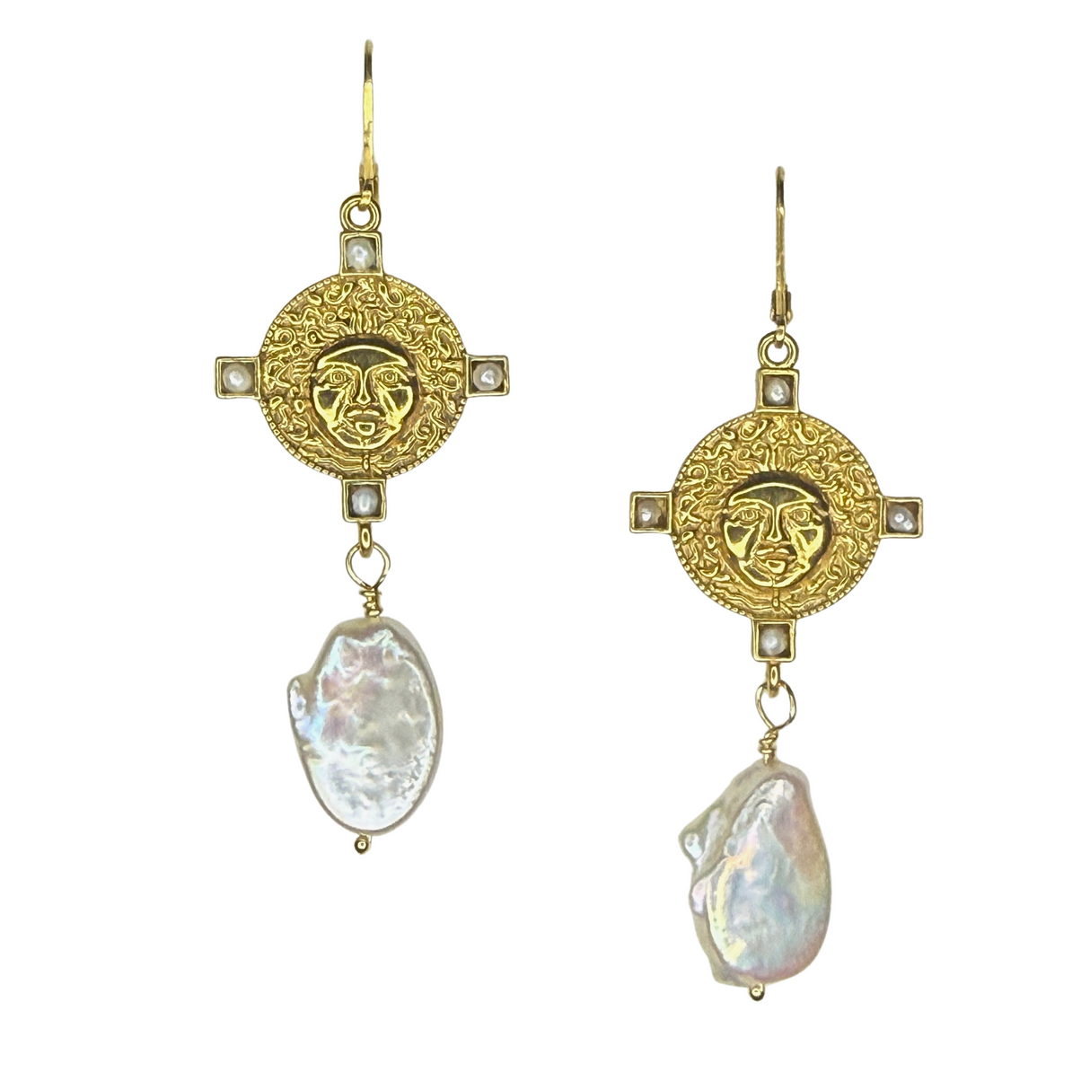 Medusa Stone Earrings