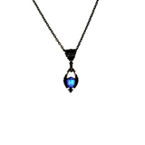 Misty Blue Crystal Necklace