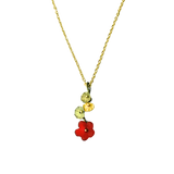 Nasturtium Pendant Necklace