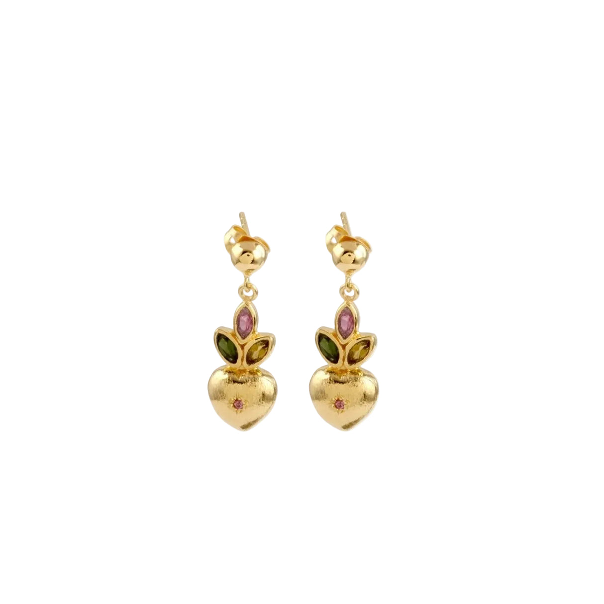 Tiny Heart Earrings