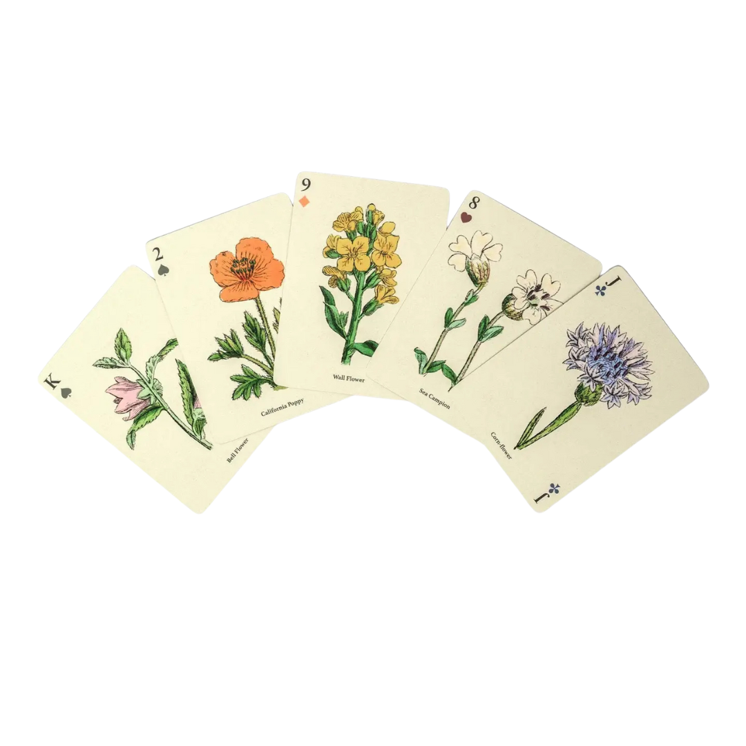 Wildflowers Single Playing Card Deck