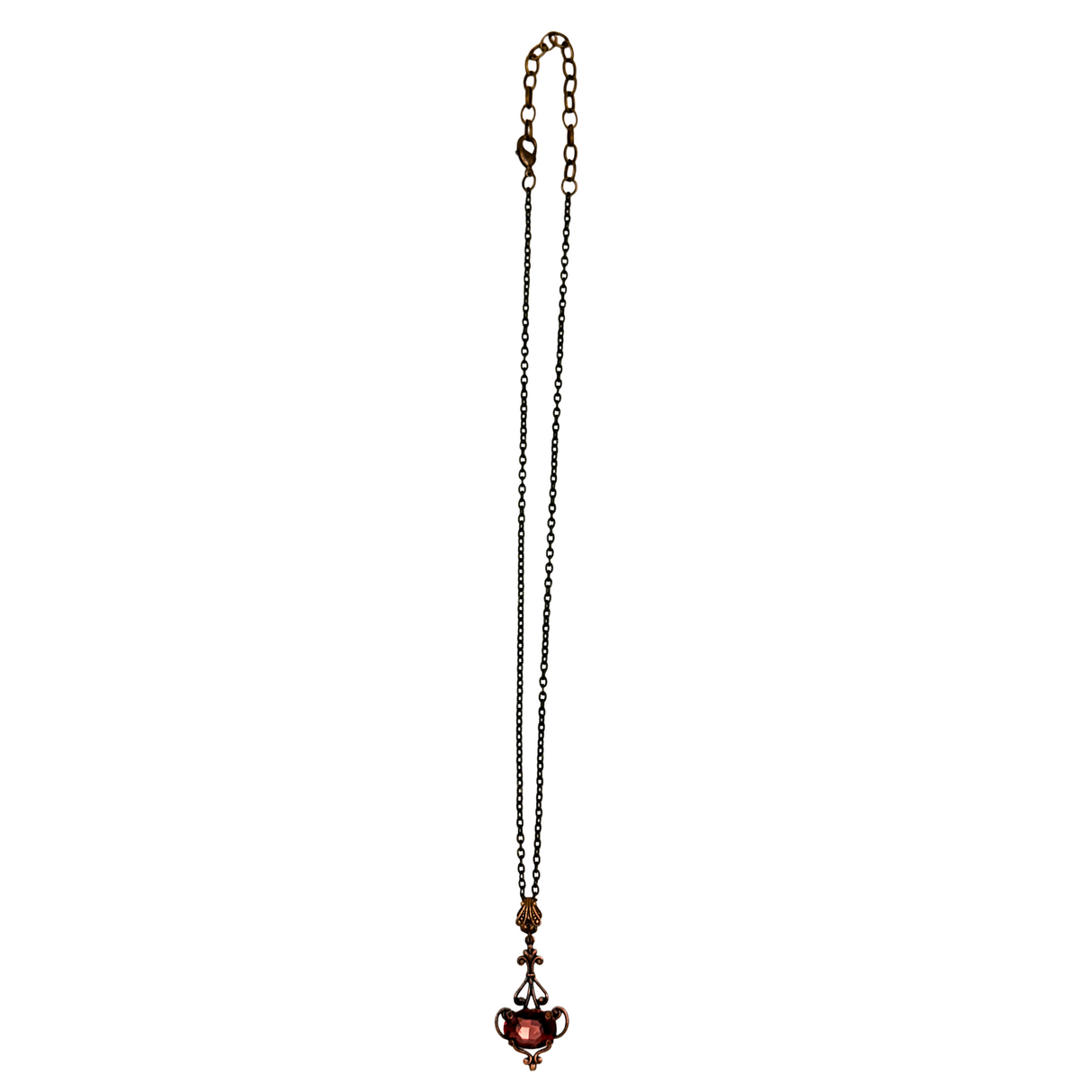Vintage Wine Crystal Necklace
