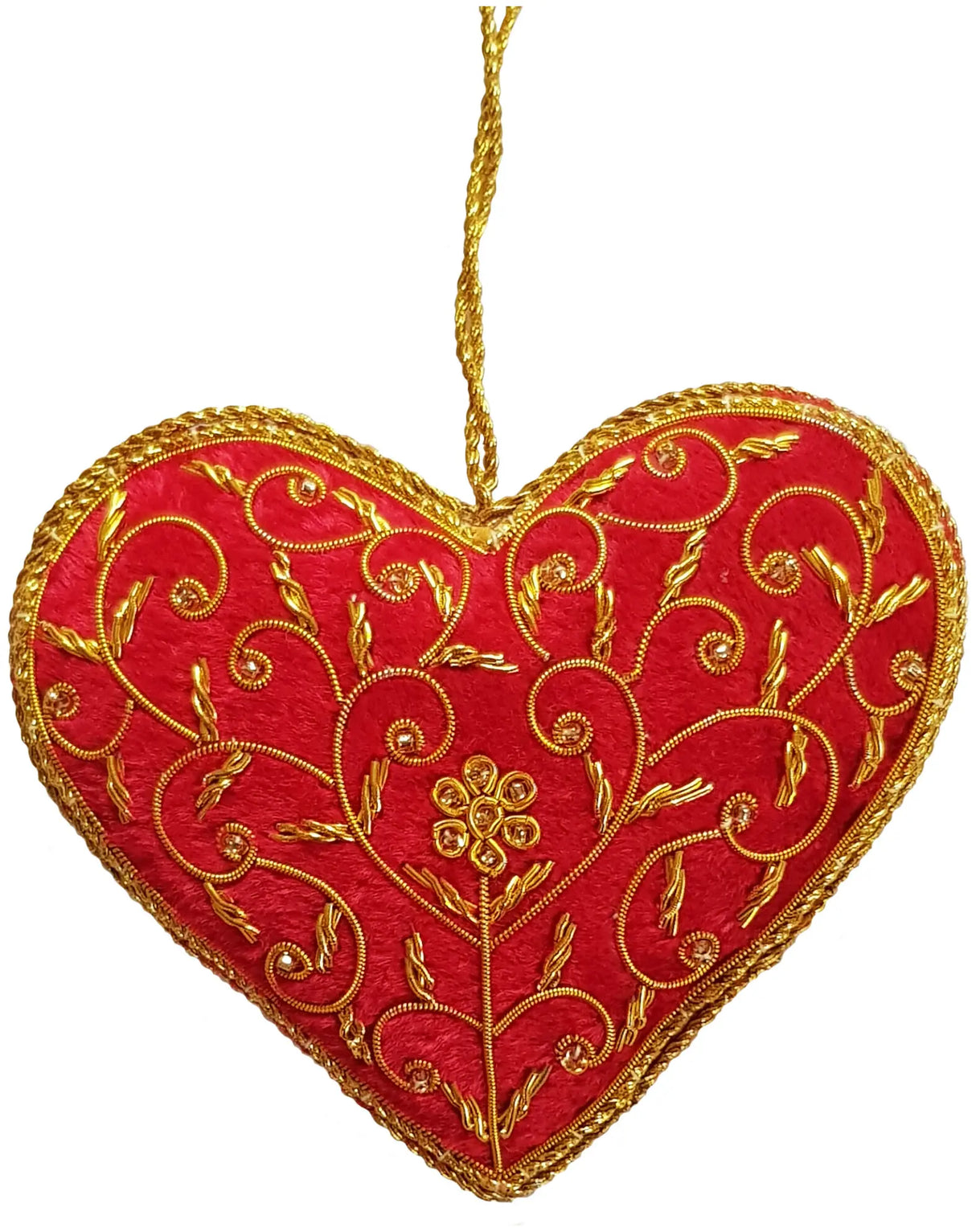 Floral Heart Ornament