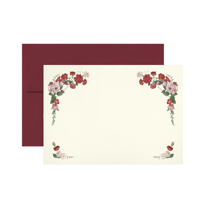 Rose Garden Stationery Set
