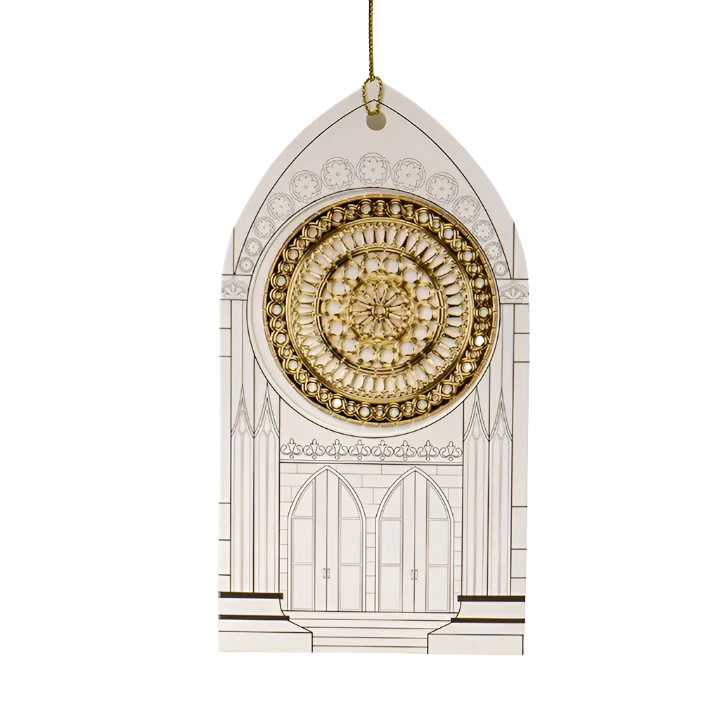 Cathedral Basilica of Saint Francis of Assisi Rose Window Ornament