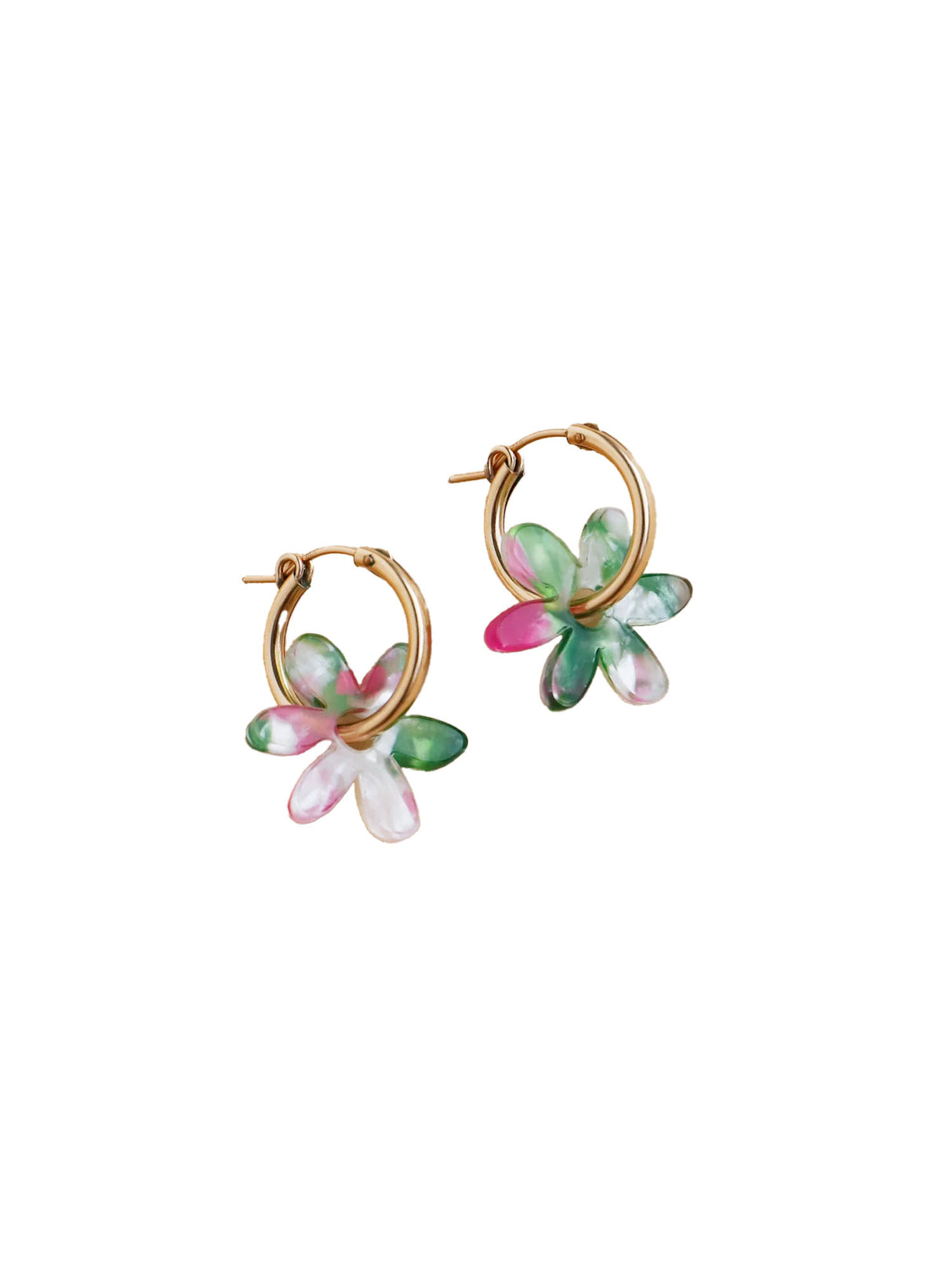 Water Lily Caia Hoop Earrings