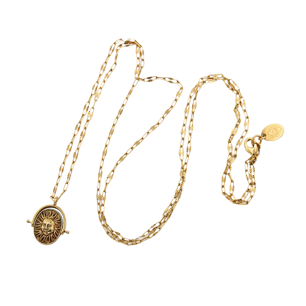 Sacha Pivot Moon Necklace